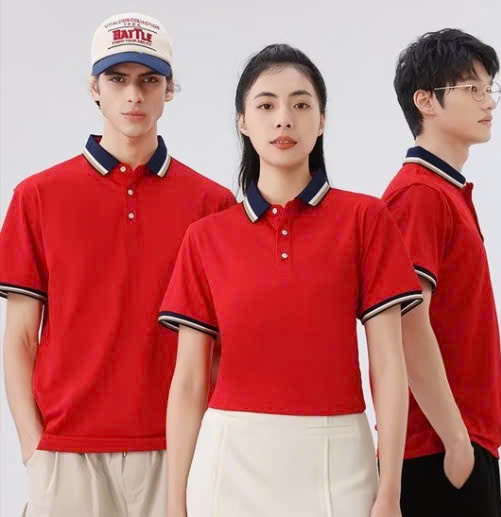 Áo thun đồng phục màu đỏ